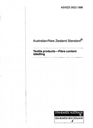 Textile products - Fibre content labelling