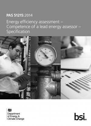 Energy efficiency assessment. Competence of a lead energy assessor. Specification