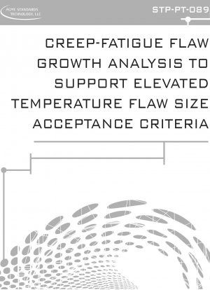Creep-Fatigue Flaw Growth Analysis to Support Elevated Temperature Flaw Size Acceptance Criteria
