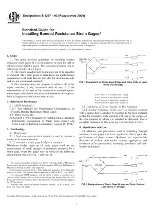 Standard Guide for Installing Bonded Resistance Strain Gages