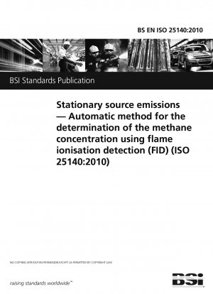 Stationary source emissions. Automatic method for the determination of the methane concentration using flame ionisation detection (FID)