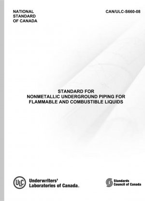 STANDARD FOR NONMETALLIC UNDERGROUND PIPING FOR FLAMMABLE AND COMBUSTIBLE LIQUIDS