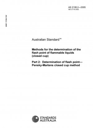 Methods for the determination of the flash point of flammable liquids (closed cup) - Determination of flash point - Pensky-Martens closed cup method