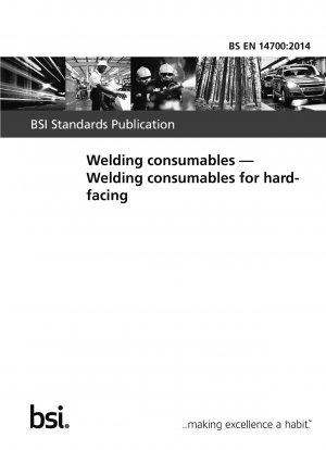 Welding consumables. Welding consumables for hard-facing