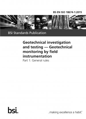 Geotechnical investigation and testing. Geotechnical monitoring by field instrumentation. General rules