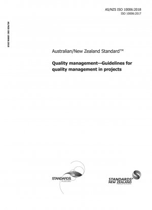 Quality management — Guidelines for quality management in projects