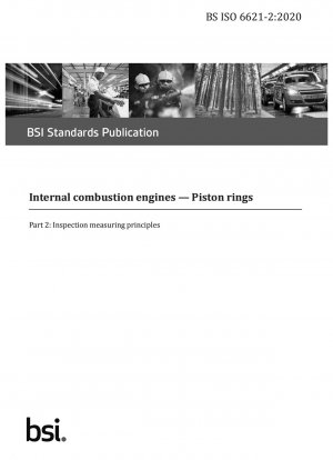 Internal combustion engines. Piston rings. Inspection measuring principles