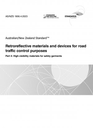 Retroreflective materials and devices for road traffic control purposes, Part 4: High-visibility materials for safety garments