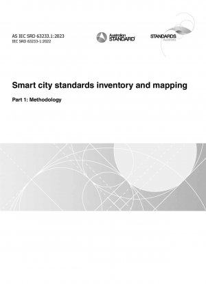 Smart city standards inventory and mapping, Part 1: Methodology