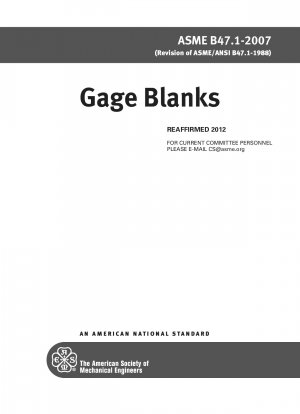 Gage Blanks