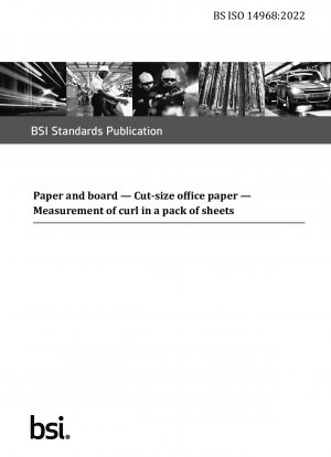  Paper and board. Cut-size office paper. Measurement of curl in a pack of sheets