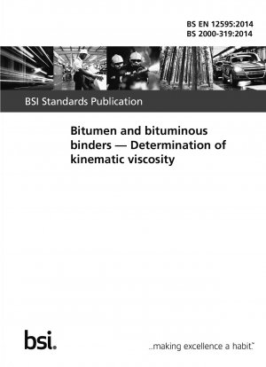 Bitumen and bituminous binders. Determination of kinematic viscosity