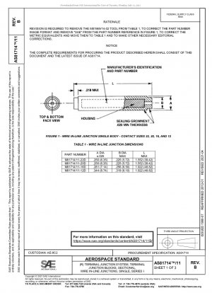 TERMINAL JUNCTION SYSTEM, TERMINAL JUNCTION BLOCKS, SECTIONAL, WIRE IN-LINE JUNCTIONS, SINGLE, SERIES I