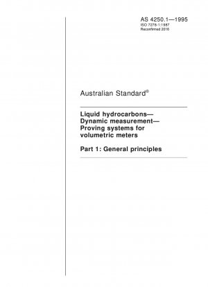 Liquid hydrocarbons - Dynamic measurement - Proving systems for volumetric meters - General principles