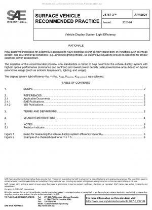 Vehicle Display System Light Efficiency
