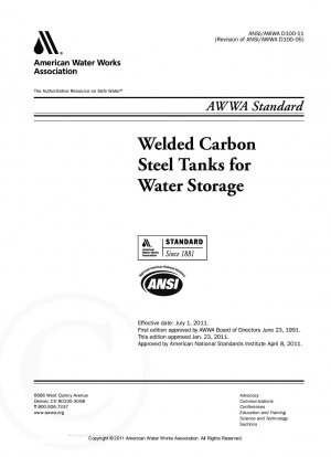 Welded Carbon Steel Tanks for Water Storage