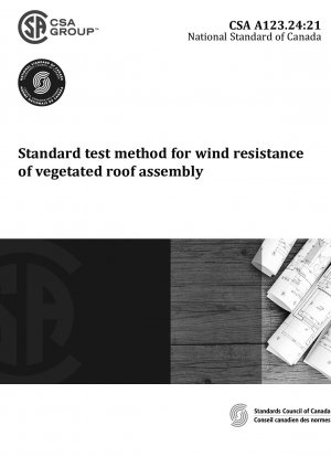 Standard test method for wind resistance of modular vegetated roof assembly