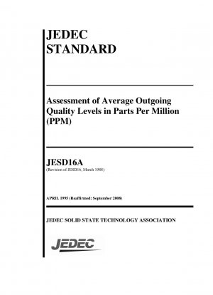 Assessment of Average Outgoing Quality Levels in Parts Per Million (PPM)