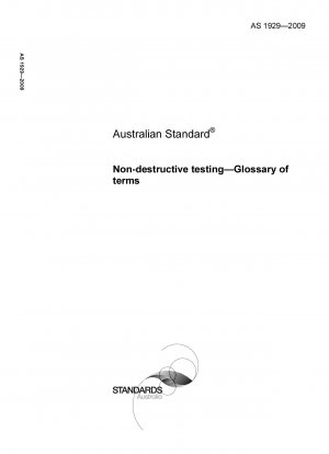 Glossary of Nondestructive Testing Terms