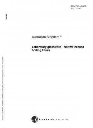 Laboratory glassware - Narrow-necked boiling flasks
