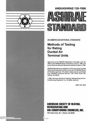 Methods of Testing for Rating Ducted Air Terminal Units