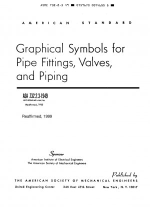 Graphic Symbols for Pipe Fittings, Valves and Piping