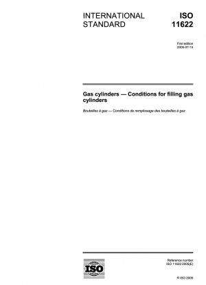 Gas cylinders - Conditions for filling gas cylinders