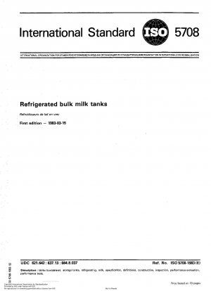 Refrigerated bulk milk tanks