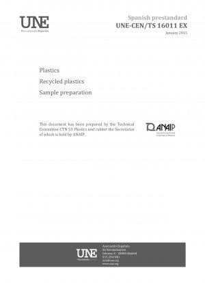 Plastics - Recycled plastics - Sample preparation
