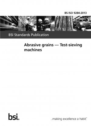Abrasive grains. Test-sieving machines