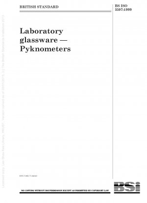 Laboratory glassware — Pyknometers