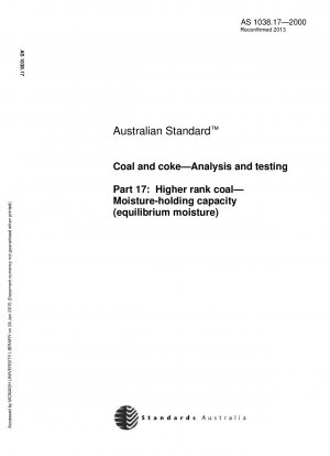 Coal and Coke Analysis and Testing Advanced Coal Moisture Retention Capacity (Equilibrium Moisture)