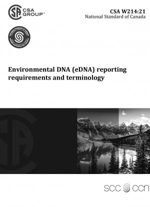 Environmental DNA (eDNA) reporting requirements and terminology