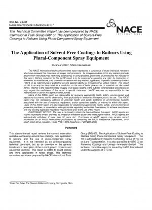The Application of Solvent-Free Coatings to Railcars Using Plural-Component Spray Equipment