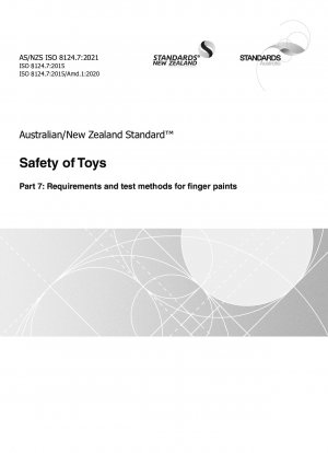 Safety of Toys, Part 7: Requirements and test methods for finger paints
