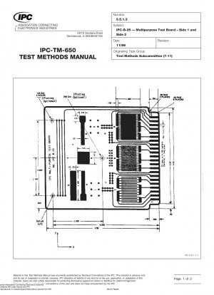 IPC-B-25 - Multipurpose Test Board - Side 1 and Side 2