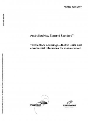 Textile floor coverings - Metric units and commercial tolerances for measurement