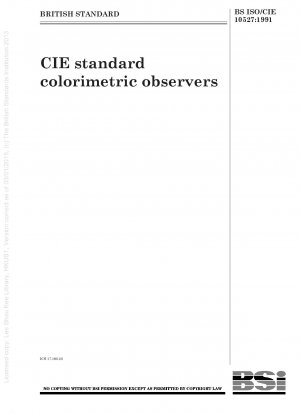 CIE standard colorimetric observers