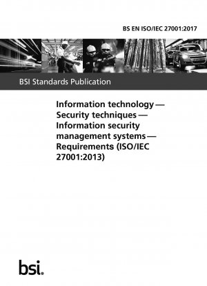 Information technology. Security techniques. Information security management systems. Requirements