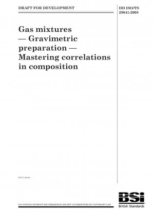Gas mixtures. Gravimetric preparation. Mastering correlations in composition