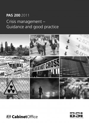 Crisis management. Guidance and good practice