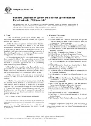Standard Classification System and Basis for Specification for  Polyetherimide (PEI) Materials