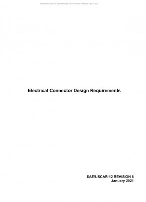 Electrical Connector Design Requirements (Revision 6)