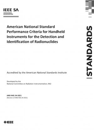 American National Standard Performance Criteria for Handheld Instruments for the Detection and Identification of Radionuclides