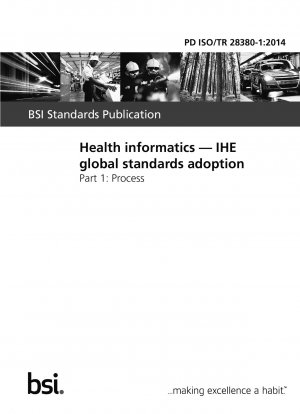 Health informatics. IHE global standards adoption. Process