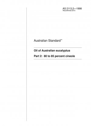 Australian Eucalyptus Oil 80 to 85% cineole