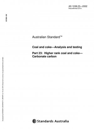 Coal and Coke Analysis and Testing Advanced Coal and Coke Carbonate Carbon