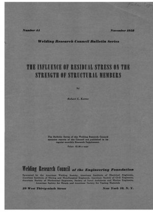 The Influence of Residual Stress on the Strength of Structural Members