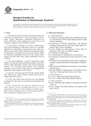 Standard Practice for  Qualification of Radioscopic Systems