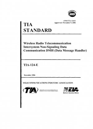 Wireless Radio Telecommunication Intersystem Non-Signaling Data Communication DMH (Data Message Handler)